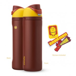 24oz Water Bottle Owala Marvel Stainless Steel Iron Man | COLOMBIA 1432FX