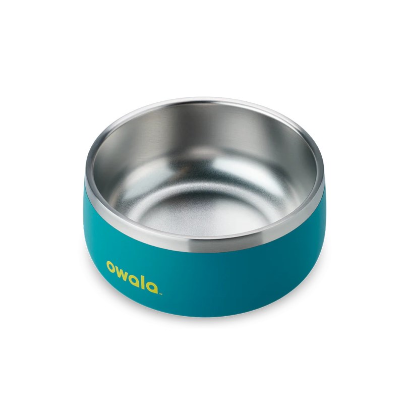 Pet Bowl Owala 3 Cups Stainless Steel Turquesa | COLOMBIA 4513VQ