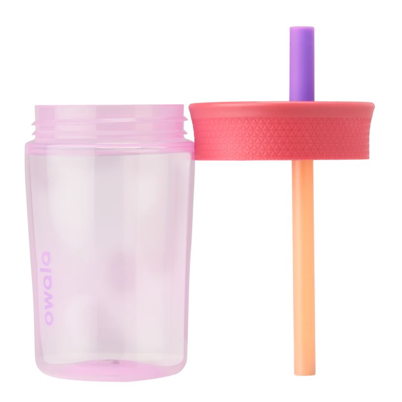 15oz Water Bottle Owala Kids' Tumbler Plastic Lilac Rocket | COLOMBIA 3029JI