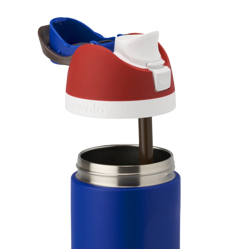 24oz Water Bottle Owala Marvel Stainless Steel Captain America | COLOMBIA 2649CI