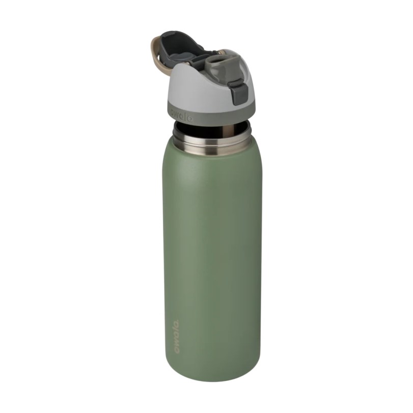 40oz Water Bottle Owala FreeSip® Stainless Steel Verde | COLOMBIA 5143LH