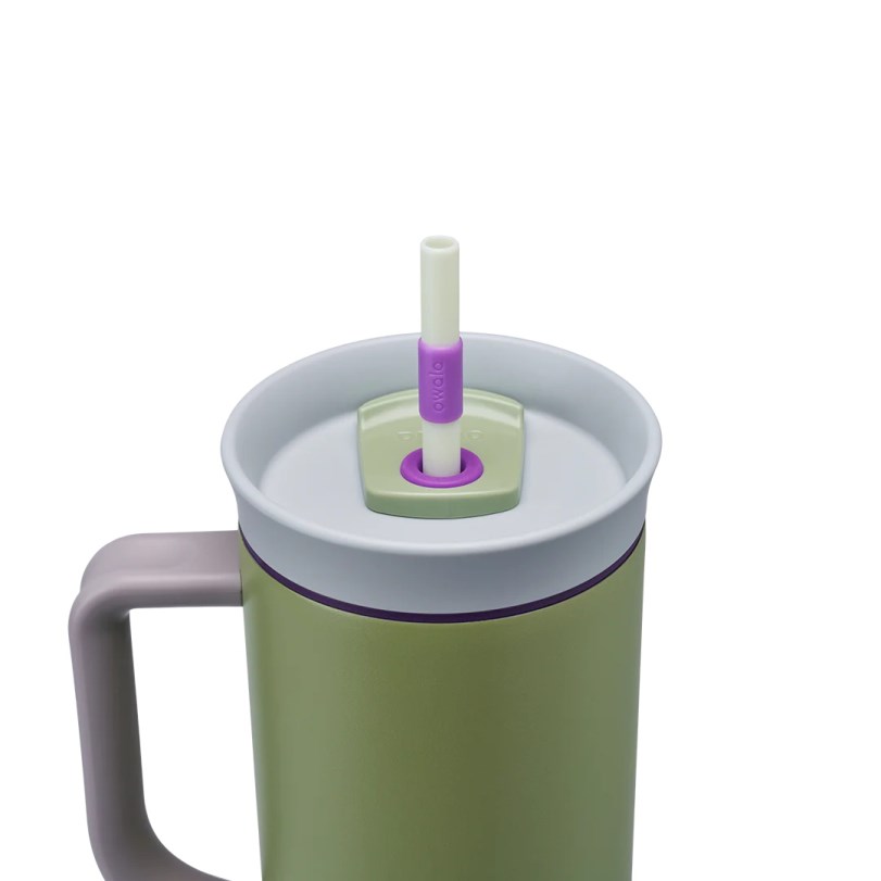 40oz Water Bottle Owala Tumbler Stainless Steel Hip Cactus | COLOMBIA 3278QA