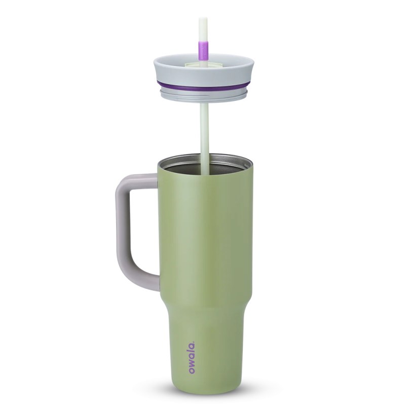 40oz Water Bottle Owala Tumbler Stainless Steel Hip Cactus | COLOMBIA 3278QA